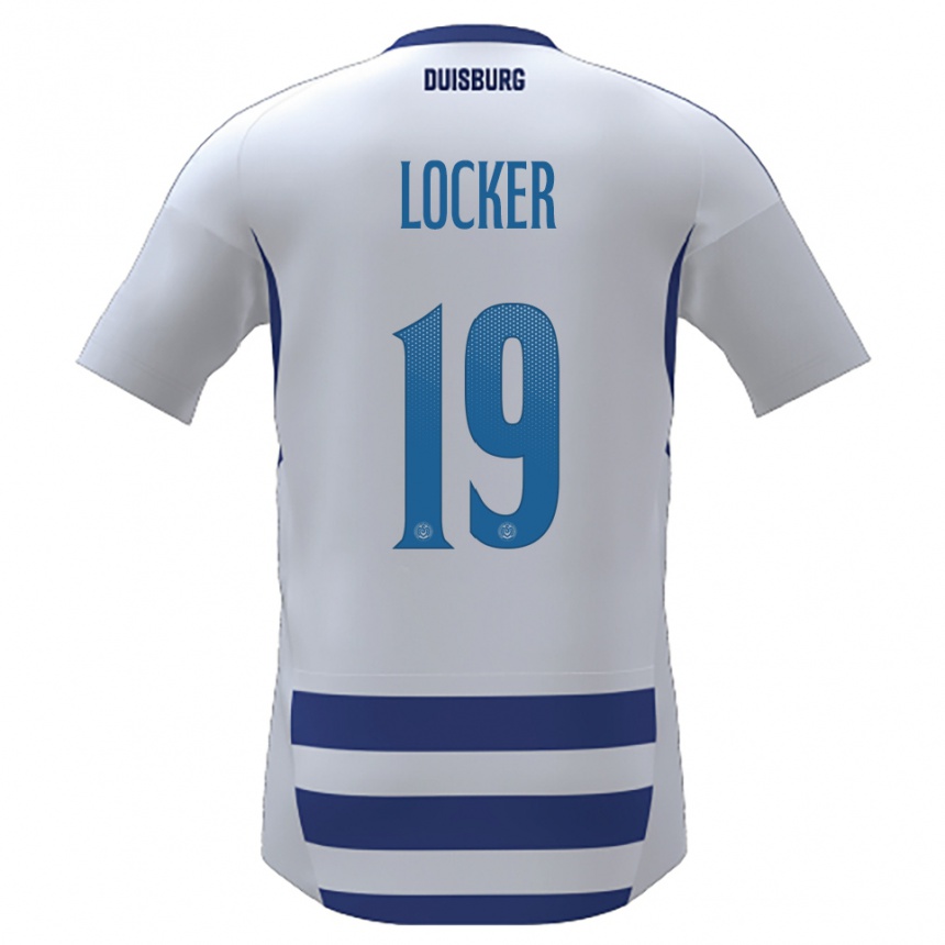 גברים כדורגל Marie Locker #19 לבן כחול ג'רזי ביתית 2025/26