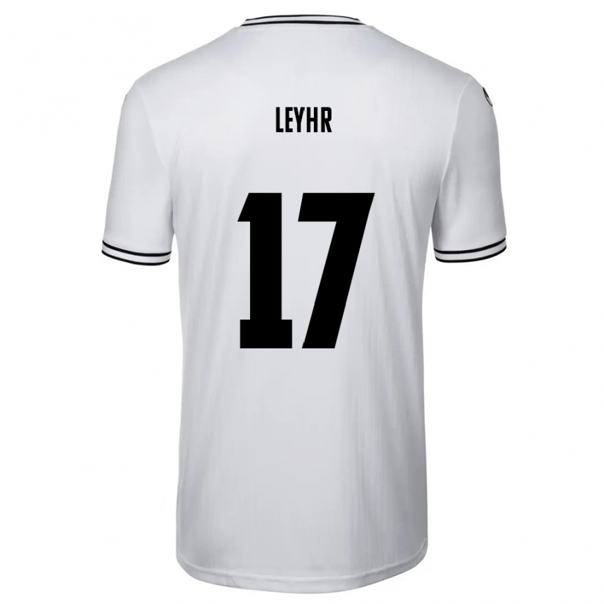 גברים כדורגל טוביאס לייר #17 לבן שחור ג'רזי ביתית 2025/26
