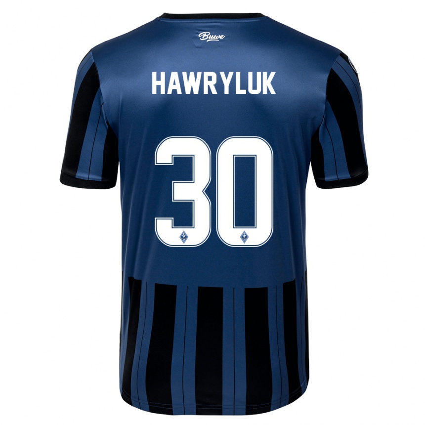 גברים כדורגל לוסיאן הורילוק #30 כחול אפור שחור ג'רזי ביתית 2025/26