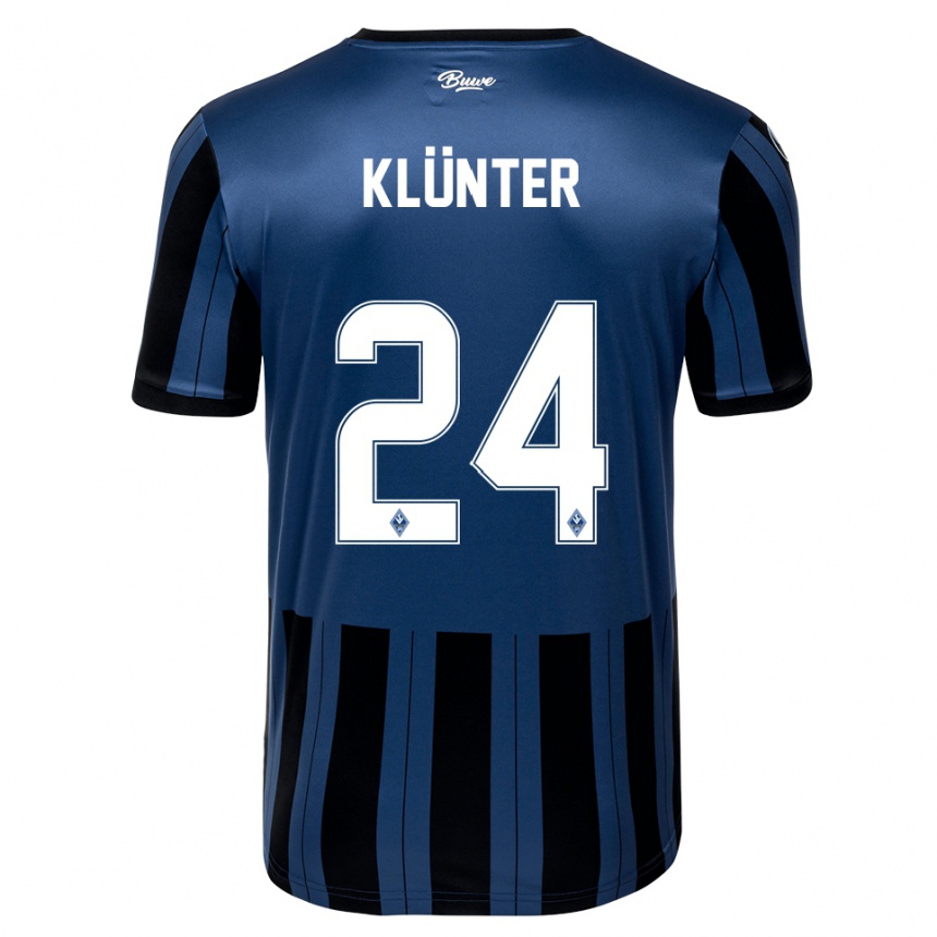 גברים כדורגל Lukas Klünter #24 כחול אפור שחור ג'רזי ביתית 2025/26