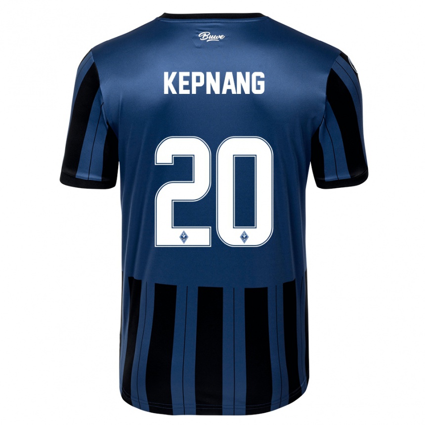 גברים כדורגל Jason Kepnang #20 כחול אפור שחור ג'רזי ביתית 2025/26
