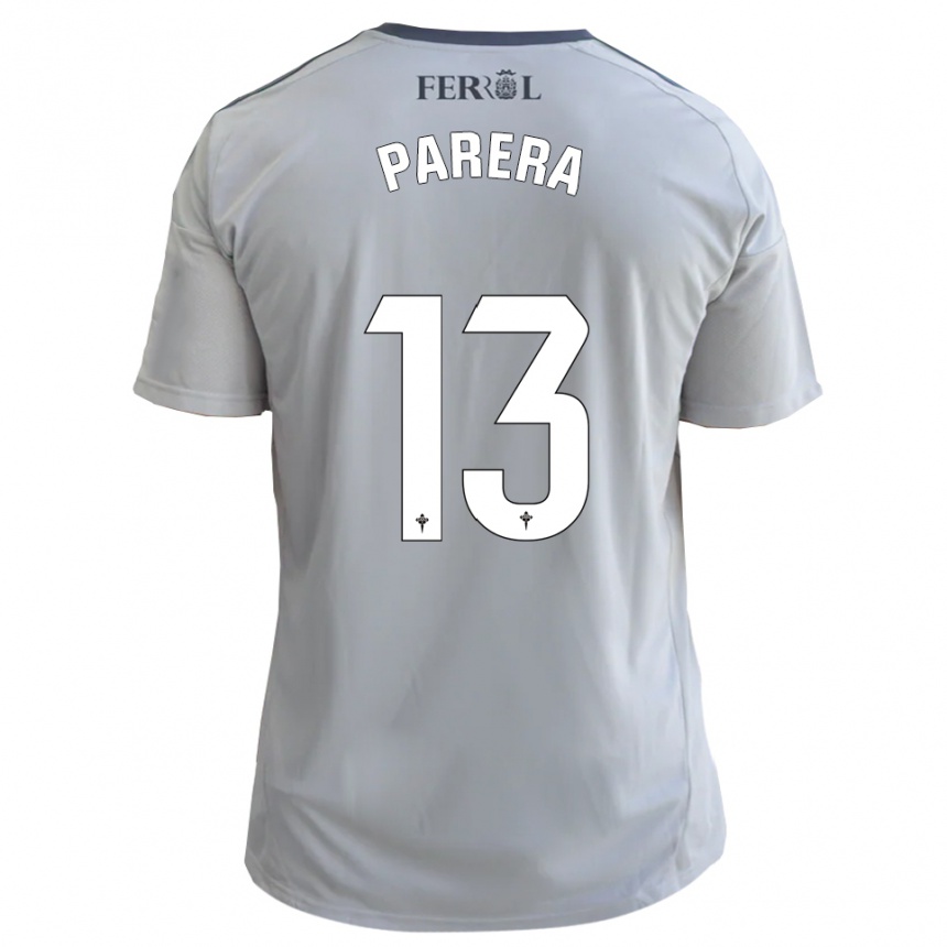גברים כדורגל מיקל פררה #13 אפור כסף הרחק ג'רזי 2025/26