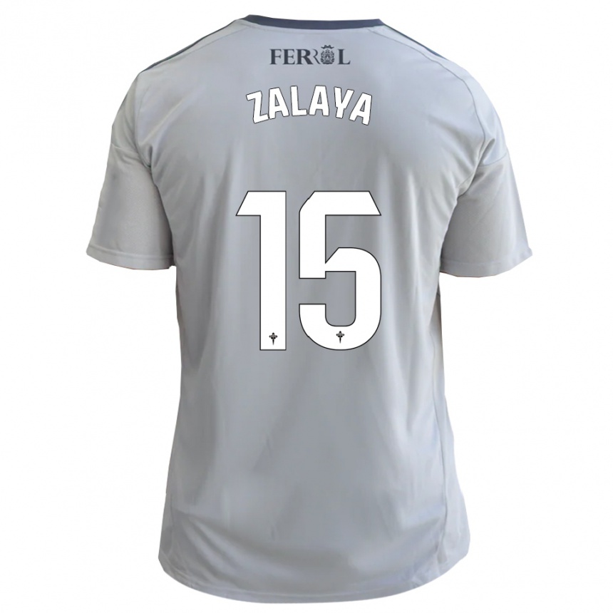 גברים כדורגל אלכס סאלאיה #15 אפור כסף הרחק ג'רזי 2025/26
