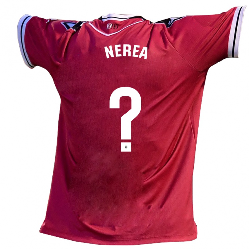 גברים כדורגל Nerea Fernández Carayol #0 בורדו שחור הרחק ג'רזי 2025/26