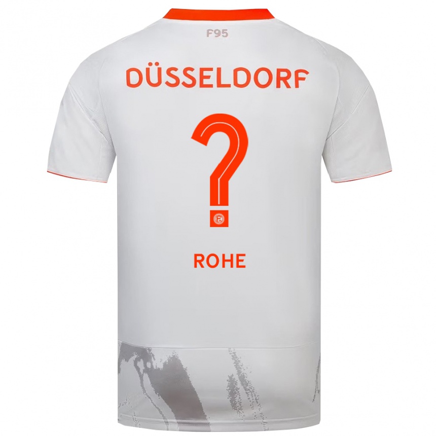 גברים כדורגל Frieda Rohe #0 לבן כתום הרחק ג'רזי 2025/26