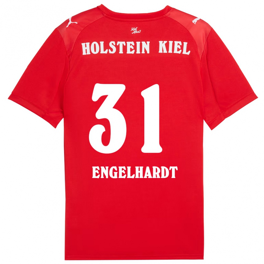 גברים כדורגל מרסל אנגלהרדט #31 אדום כחול הרחק ג'רזי 2025/26