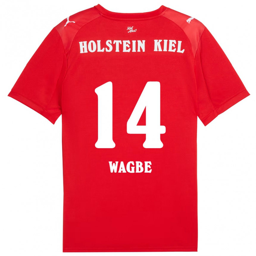 גברים כדורגל Aurel Wagbe #14 אדום כחול הרחק ג'רזי 2025/26