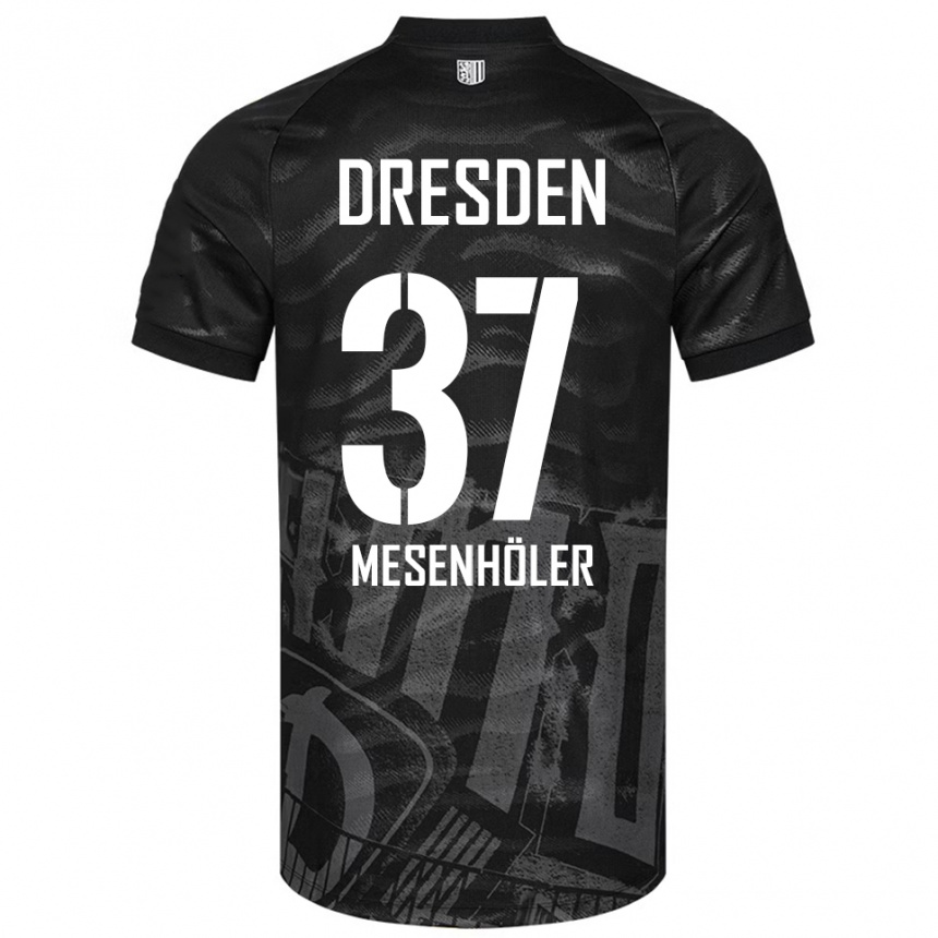 גברים כדורגל Daniel Mesenhöler #37 שחור אפור הרחק ג'רזי 2025/26