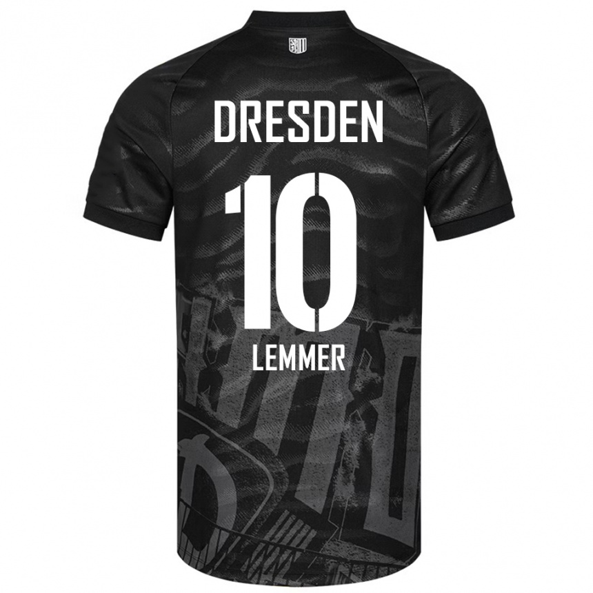 גברים כדורגל ג׳אקוב למר #10 שחור אפור הרחק ג'רזי 2025/26