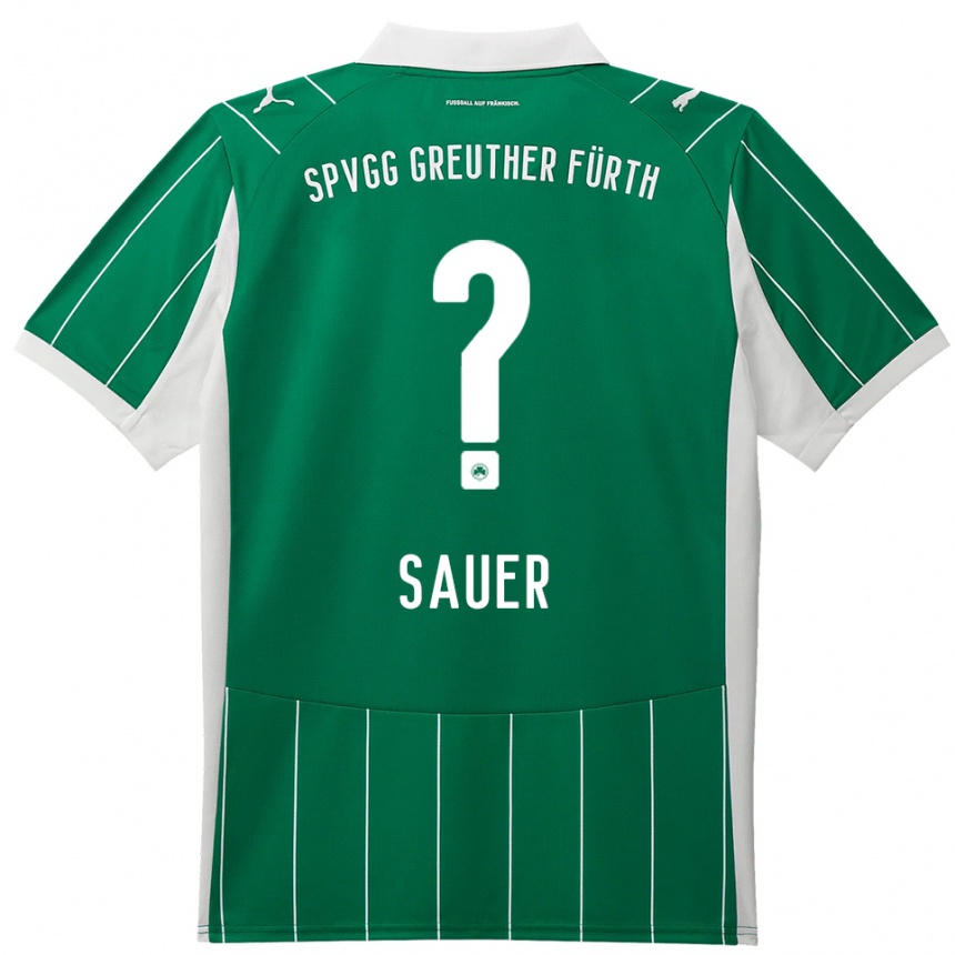 גברים כדורגל Hanna Sauer #0 ירוק לבן הרחק ג'רזי 2025/26