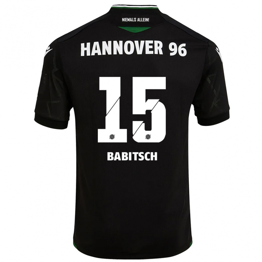 גברים כדורגל אלכסנדר בביטש #15 שחור ירוק הרחק ג'רזי 2025/26