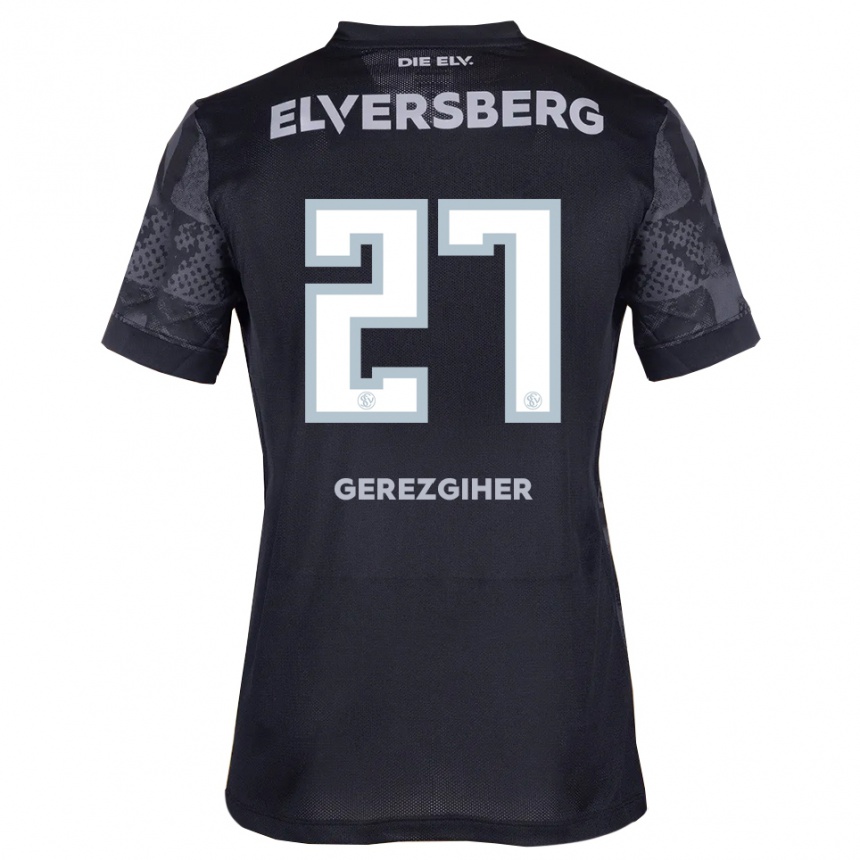 גברים כדורגל פילימון גרזגיהר #27 שחור אפור הרחק ג'רזי 2025/26