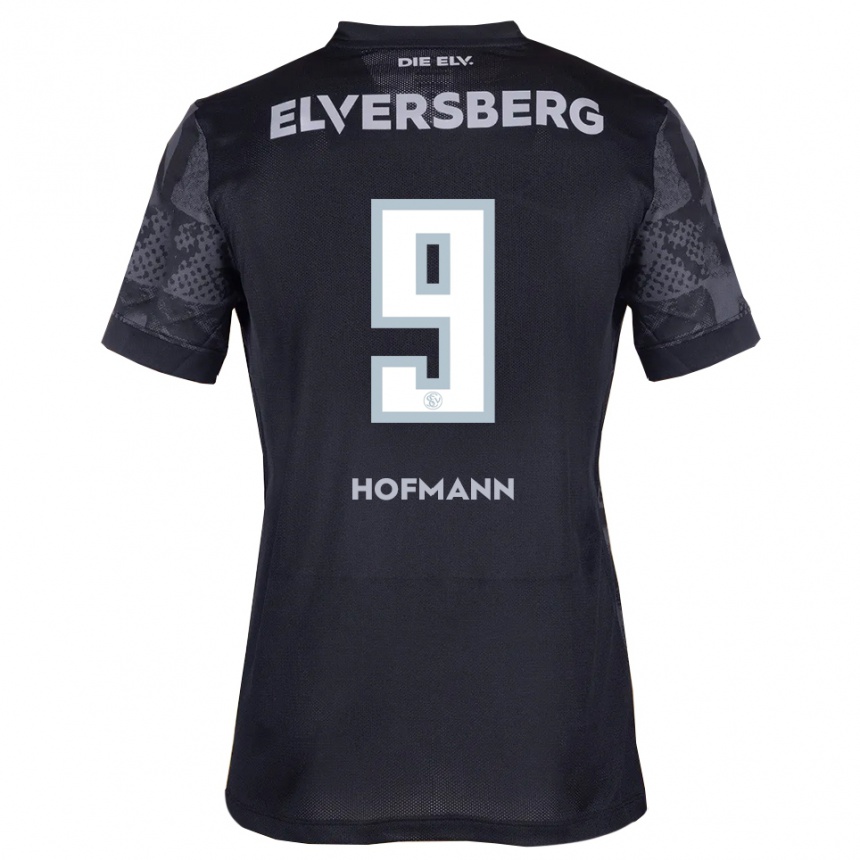 גברים כדורגל Danny Hofmann #9 שחור אפור הרחק ג'רזי 2025/26