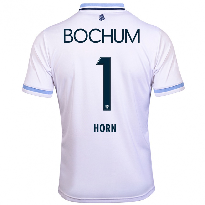 גברים כדורגל טימו הורן #1 לבן תכלת הרחק ג'רזי 2025/26