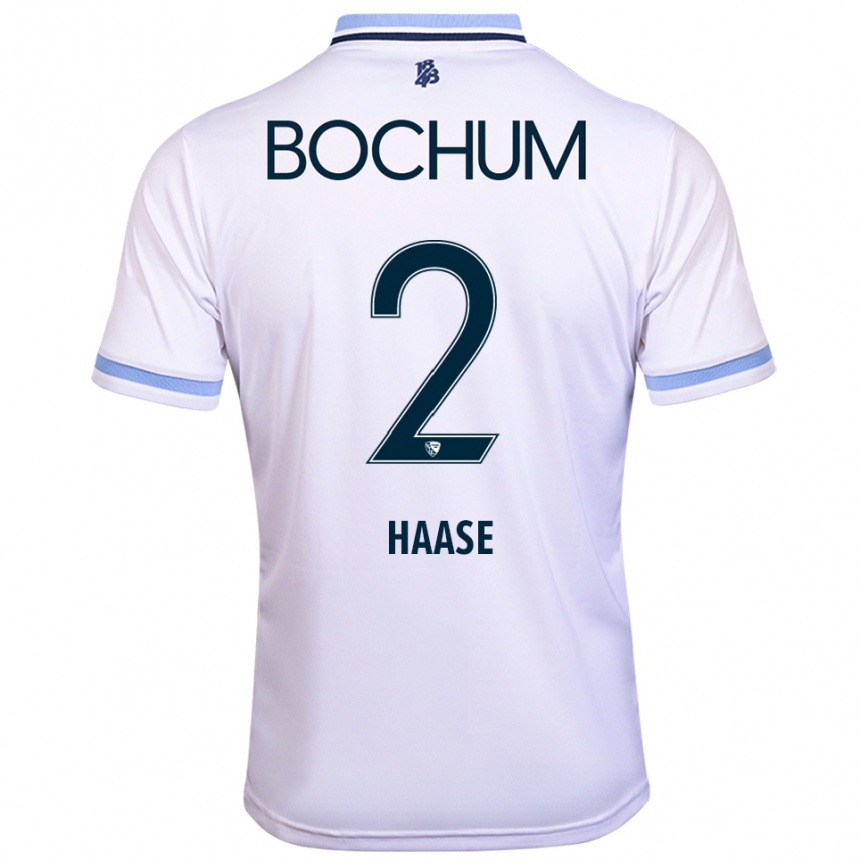 גברים כדורגל אנטוניה האזה #2 לבן תכלת הרחק ג'רזי 2025/26