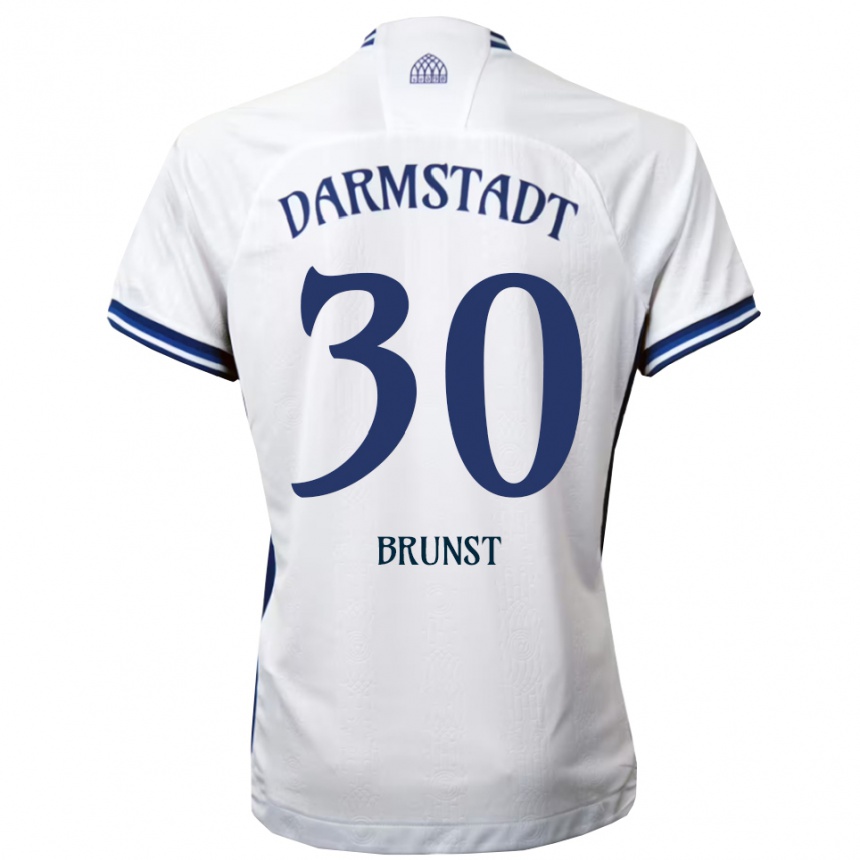 גברים כדורגל אלכסנדר ברנסט-זולנר #30 לבן כחול הרחק ג'רזי 2025/26