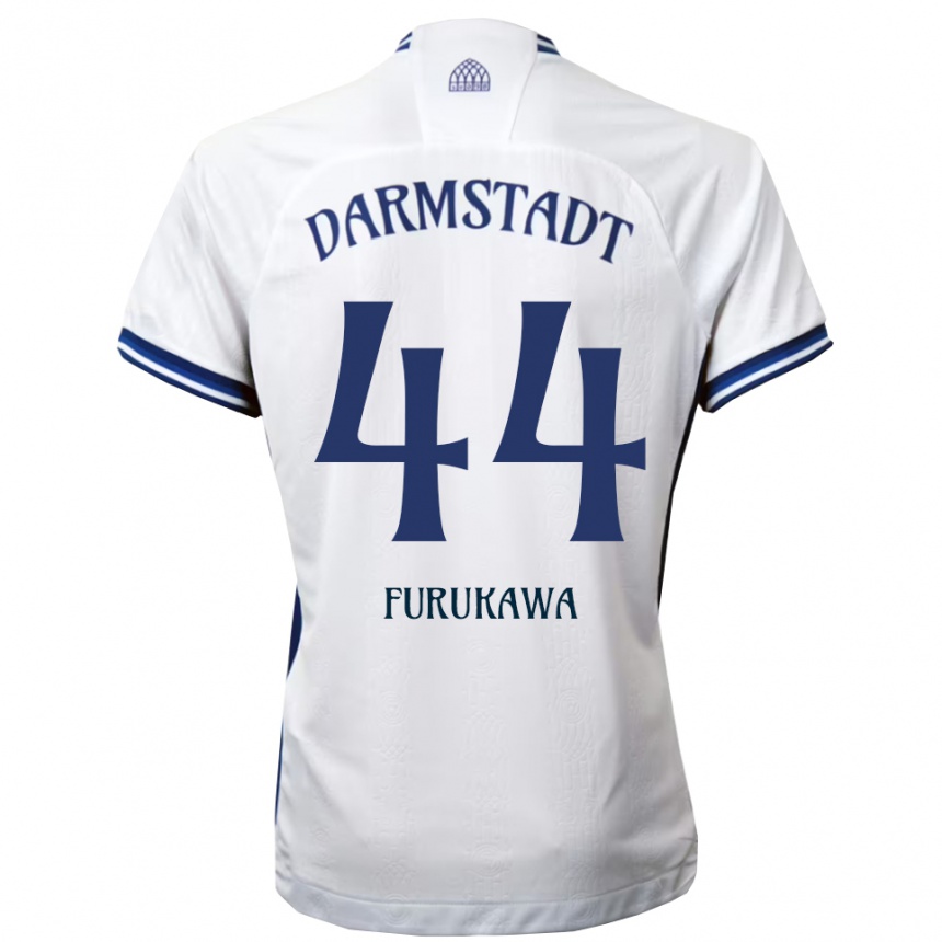 גברים כדורגל יוסוקה פורוקאווה #44 לבן כחול הרחק ג'רזי 2025/26 גברים כדורגל יוסוקה פורוקאווה #44 לבן כחול הרחק ג'רזי 2025/26