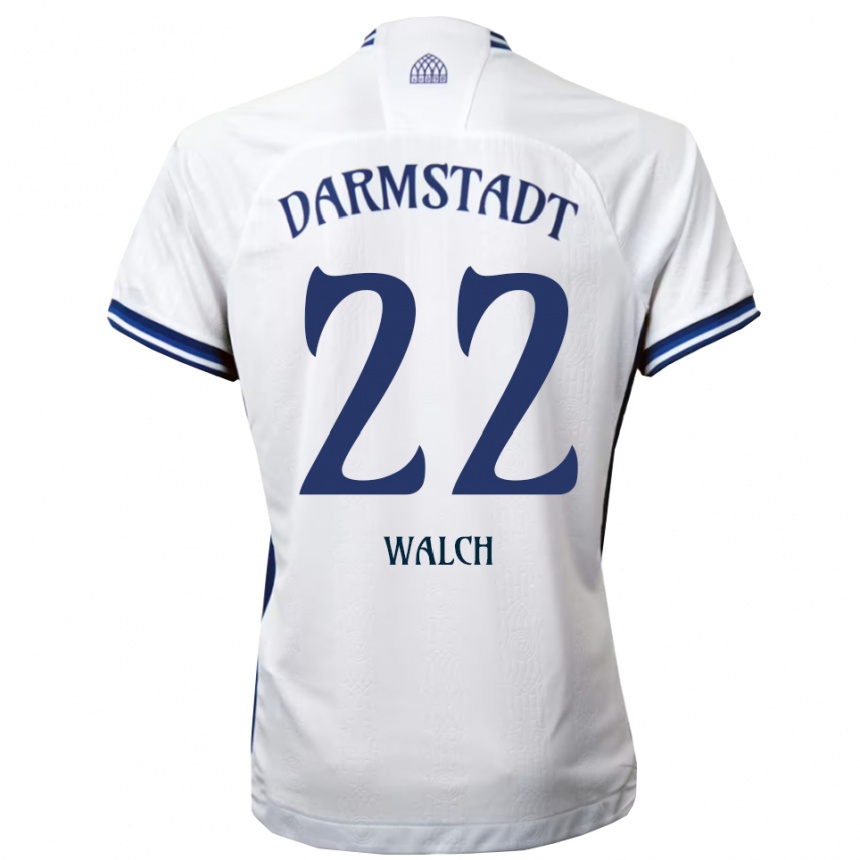 גברים כדורגל לאון וולך #22 לבן כחול הרחק ג'רזי 2025/26 גברים כדורגל לאון וולך #22 לבן כחול הרחק ג'רזי 2025/26