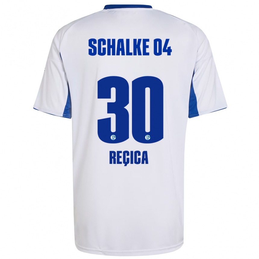 גברים כדורגל בסיאנה רצ'יצ'ה #30 לבן כחול הרחק ג'רזי 2025/26