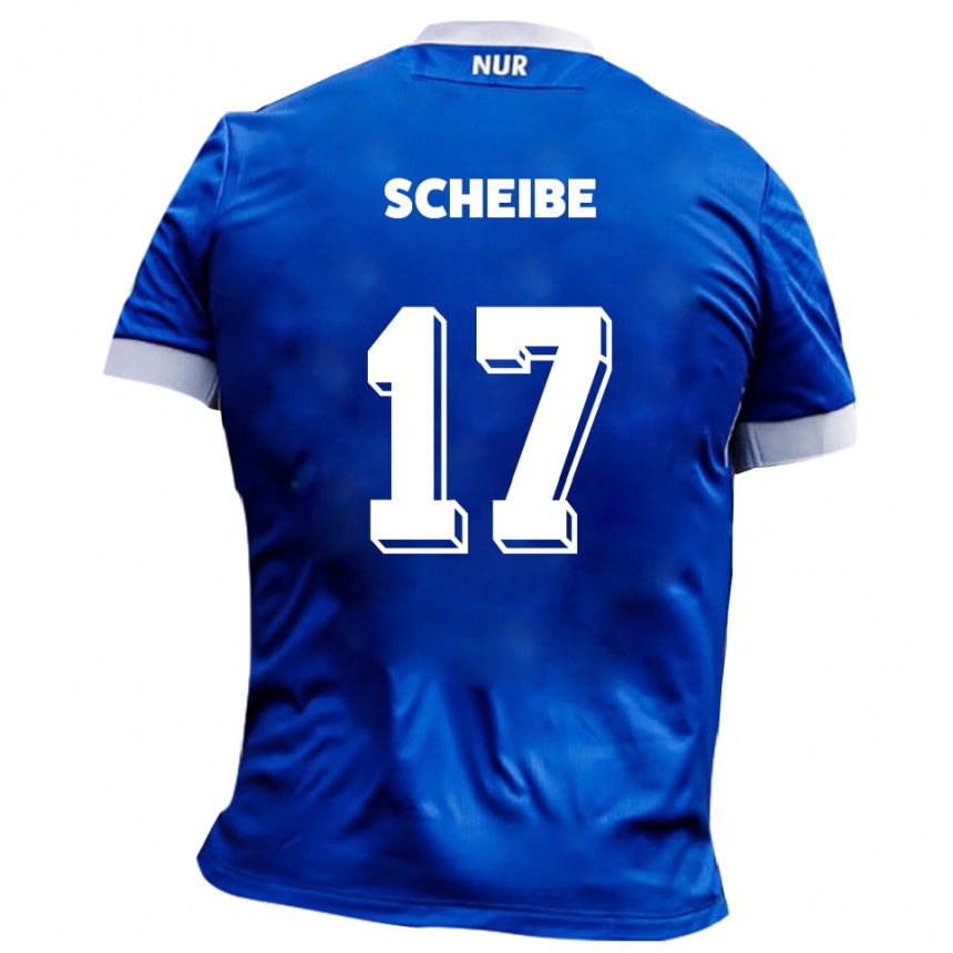 גברים כדורגל ניקלס פפה שייבה #17 כחול לבן הרחק ג'רזי 2025/26