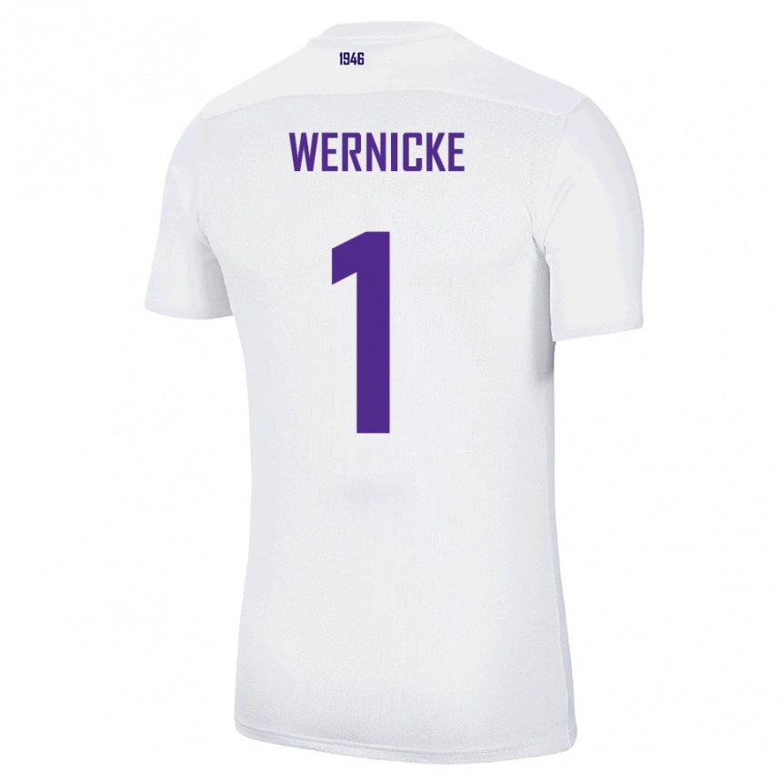 גברים כדורגל סאמולי ורניקה #1 לבן ירוק הרחק ג'רזי 2025/26