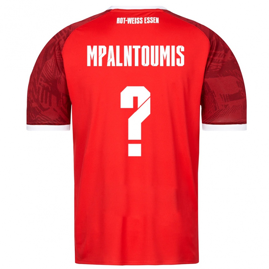 גברים כדורגל Ilias Mpalntoumis #0 אדום בורדו לבן הרחק ג'רזי 2025/26