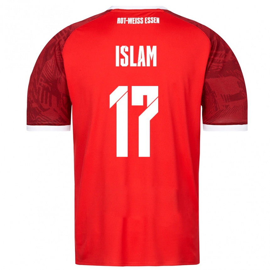 גברים כדורגל Arda Islam #17 אדום בורדו לבן הרחק ג'רזי 2025/26
