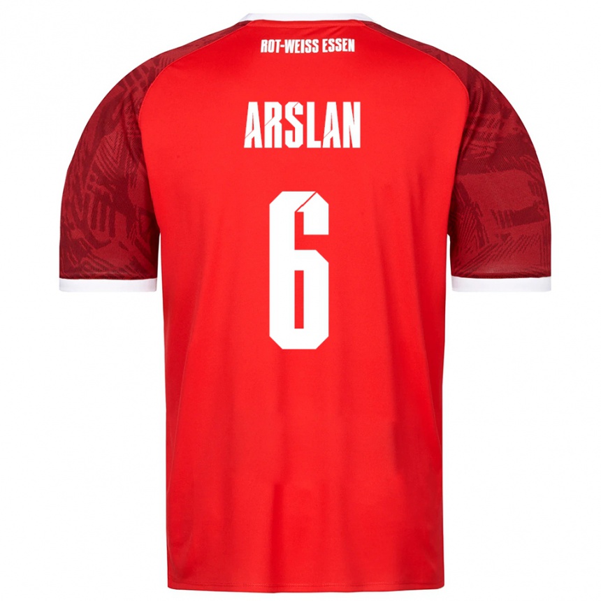 גברים כדורגל Ahmet Arslan #6 אדום בורדו לבן הרחק ג'רזי 2025/26