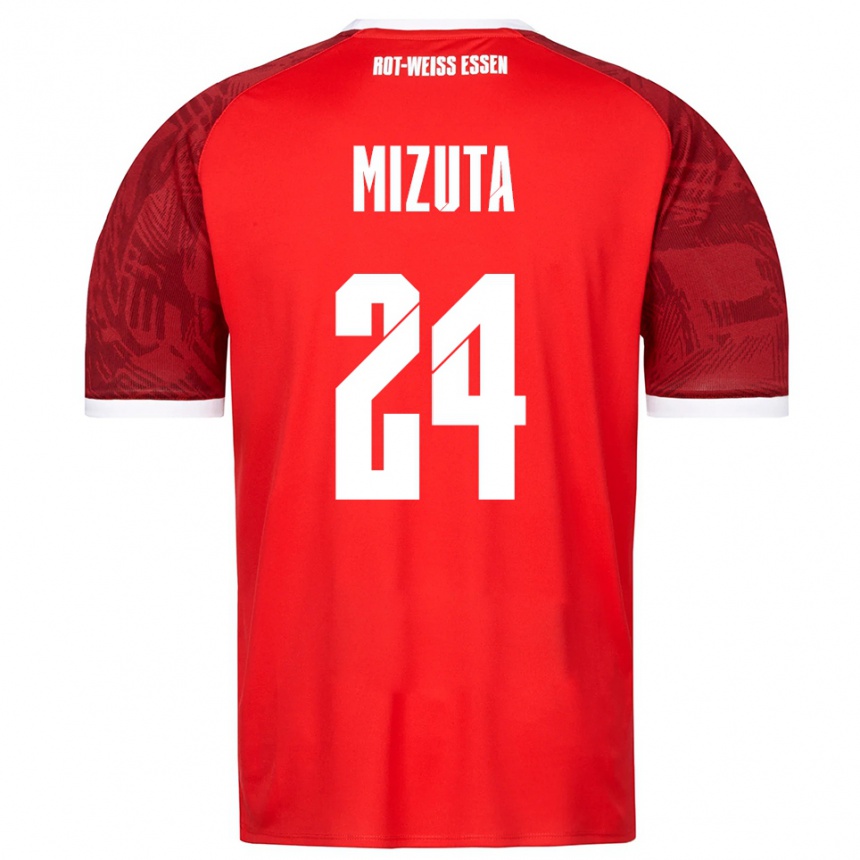 גברים כדורגל Kaito Mizuta #24 אדום בורדו לבן הרחק ג'רזי 2025/26