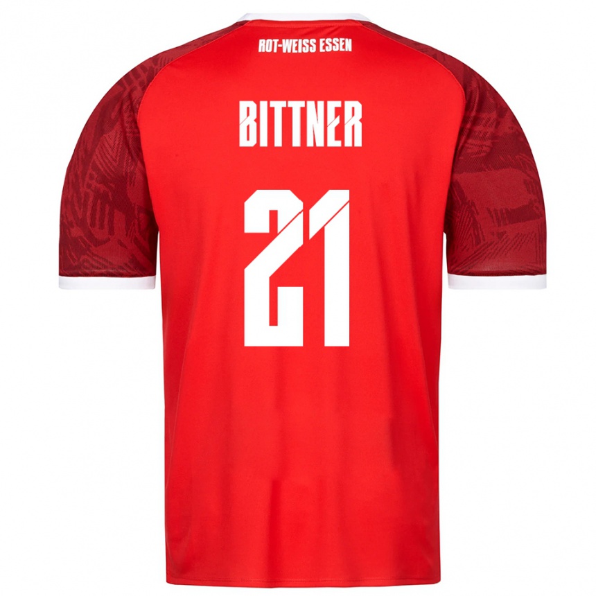 גברים כדורגל Lucas Bittner #21 אדום בורדו לבן הרחק ג'רזי 2025/26