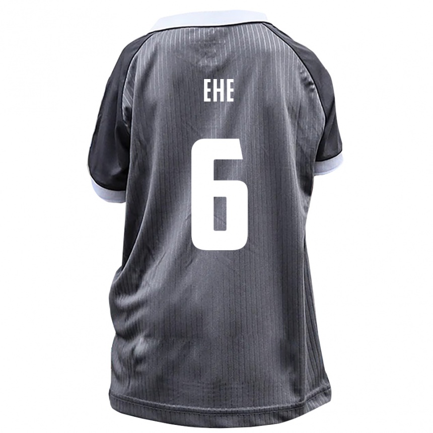 גברים כדורגל Benedikt Ehe #6 אפור לבן הרחק ג'רזי 2025/26