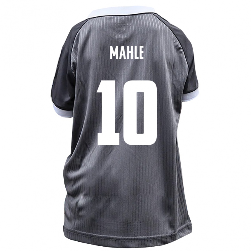 גברים כדורגל לינוס מאהלה #10 אפור לבן הרחק ג'רזי 2025/26