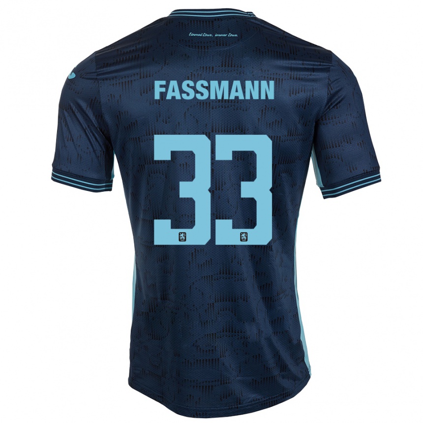 גברים כדורגל לאסה פסמן #33 כחול רויאל הרחק ג'רזי 2025/26