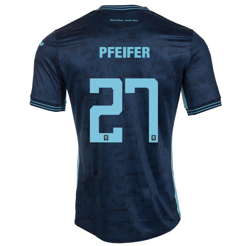 גברים כדורגל מנואל פפייפר #27 כחול רויאל הרחק ג'רזי 2025/26