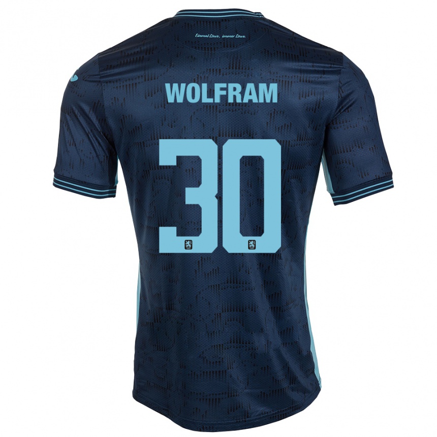 גברים כדורגל מקסימיליאן וולפרם #30 כחול רויאל הרחק ג'רזי 2025/26