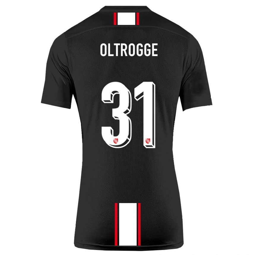 גברים כדורגל יאניק אולטרוג #31 שחור לבן הרחק ג'רזי 2025/26