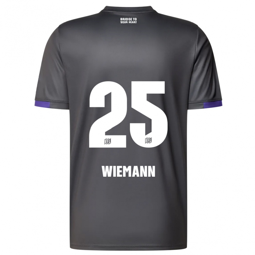 גברים כדורגל ניקלאס וימן #25 אפור סגול הרחק ג'רזי 2025/26