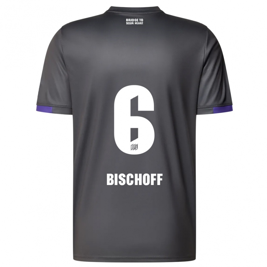 גברים כדורגל Vincent Bischoff #6 אפור סגול הרחק ג'רזי 2025/26
