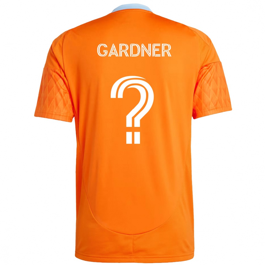 ילדים כדורגל Myles Gardner #0 סגול כתום ג'רזי ביתית 2025/26