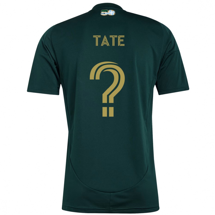 ילדים כדורגל Hudson Tate #0 בז' ירוק ג'רזי ביתית 2025/26