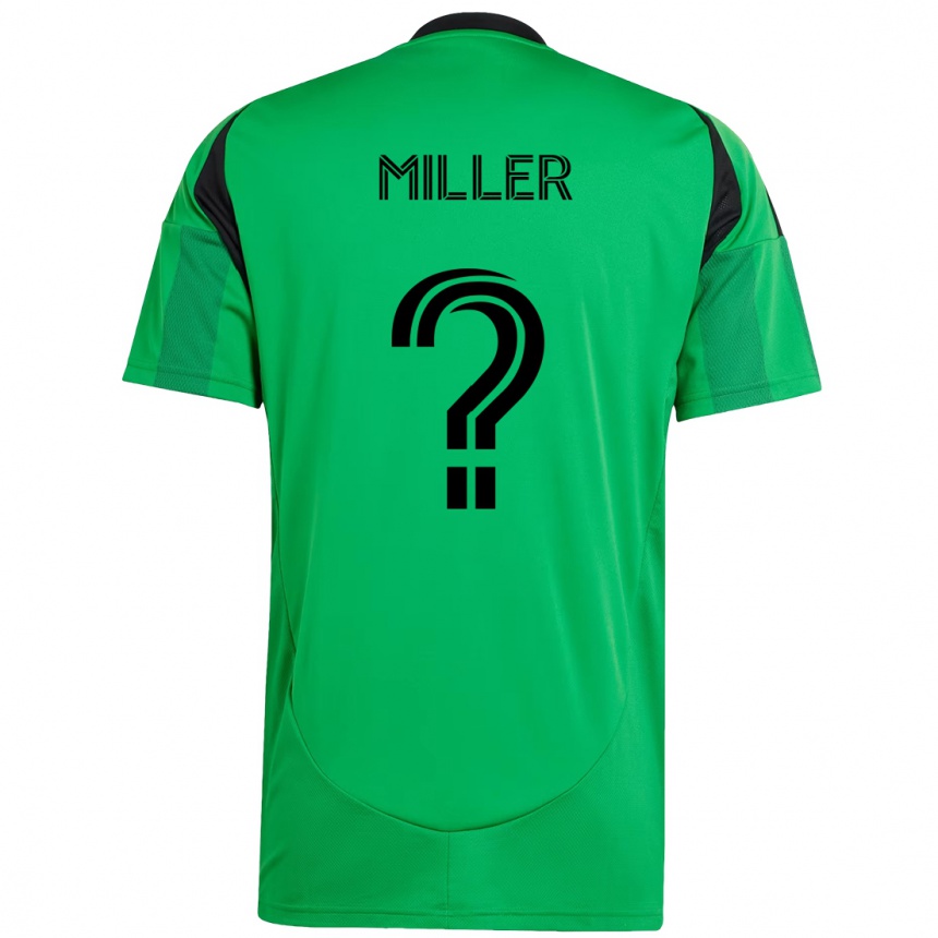 ילדים כדורגל Mason Miller #0 לבן ירוק ג'רזי ביתית 2025/26