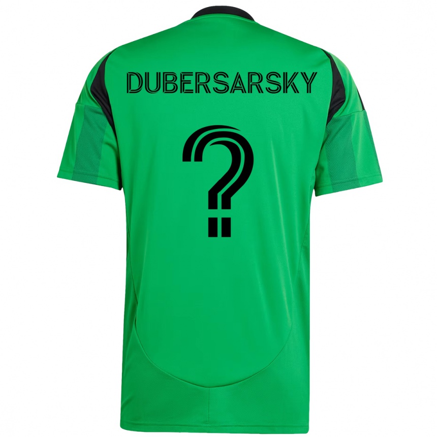 ילדים כדורגל Nicolás Dubersarsky #0 לבן ירוק ג'רזי ביתית 2025/26