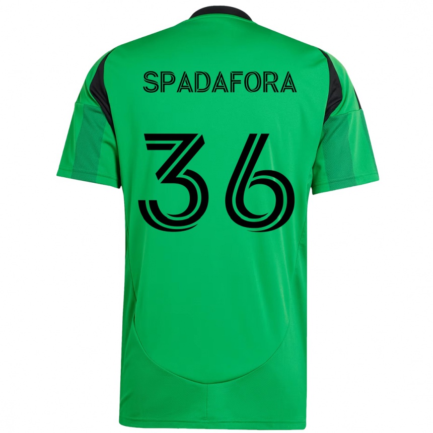 ילדים כדורגל Luke Spadafora #36 לבן ירוק ג'רזי ביתית 2025/26