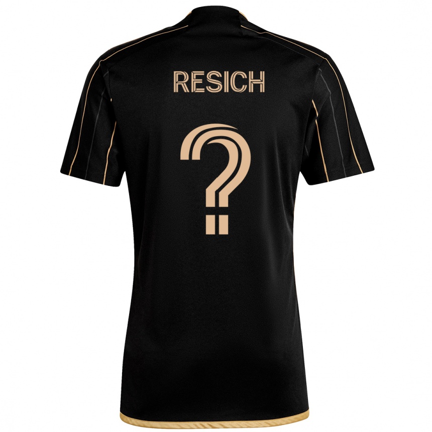 ילדים כדורגל Dempsey Resich #0 לבן חום ג'רזי ביתית 2025/26