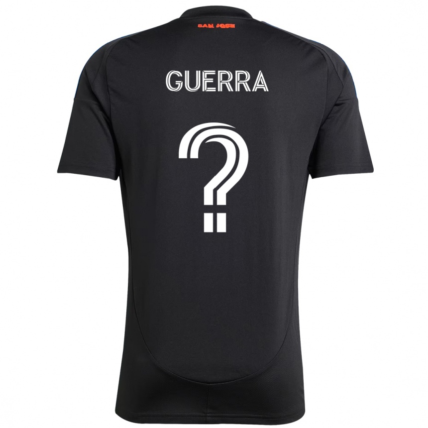 ילדים כדורגל Mathew Guerra #0 לבן אדום ג'רזי ביתית 2025/26
