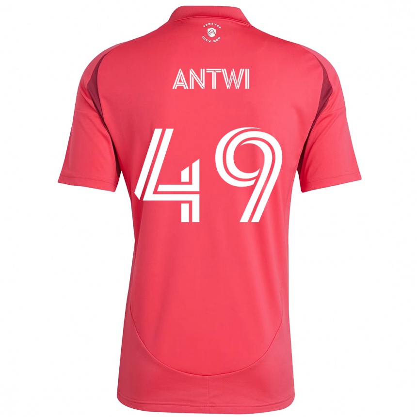 ילדים כדורגל Seth Antwi #49 לבן מג'נטה ג'רזי ביתית 2025/26