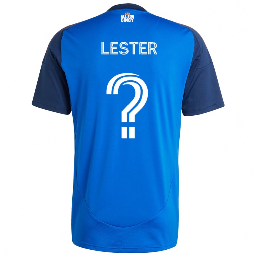 ילדים כדורגל Jaylen Lester #0 לבן כחול כתום ג'רזי ביתית 2025/26