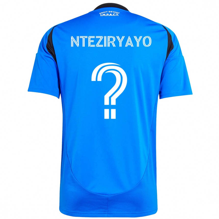 ילדים כדורגל Josh Nteziryayo #0 תכלת שמיים כחול כהה ג'רזי ביתית 2025/26