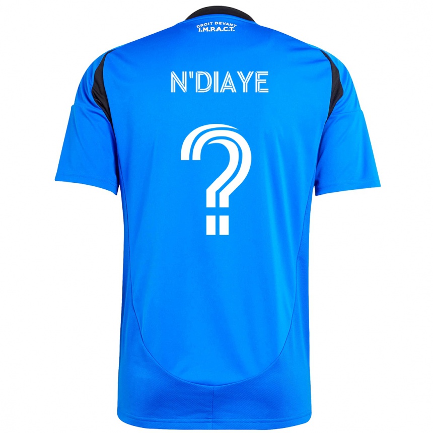 ילדים כדורגל Antoine N\'Diaye #0 תכלת שמיים כחול כהה ג'רזי ביתית 2025/26