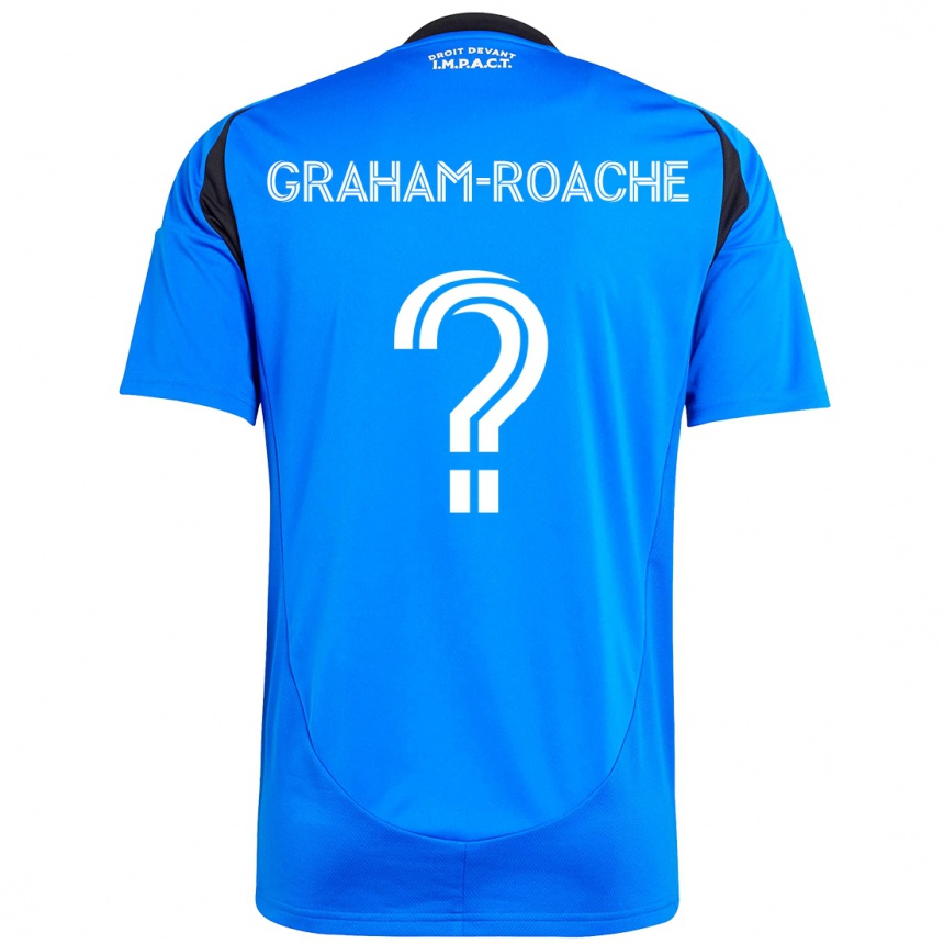ילדים כדורגל Owen Graham-Roache #0 תכלת שמיים כחול כהה ג'רזי ביתית 2025/26